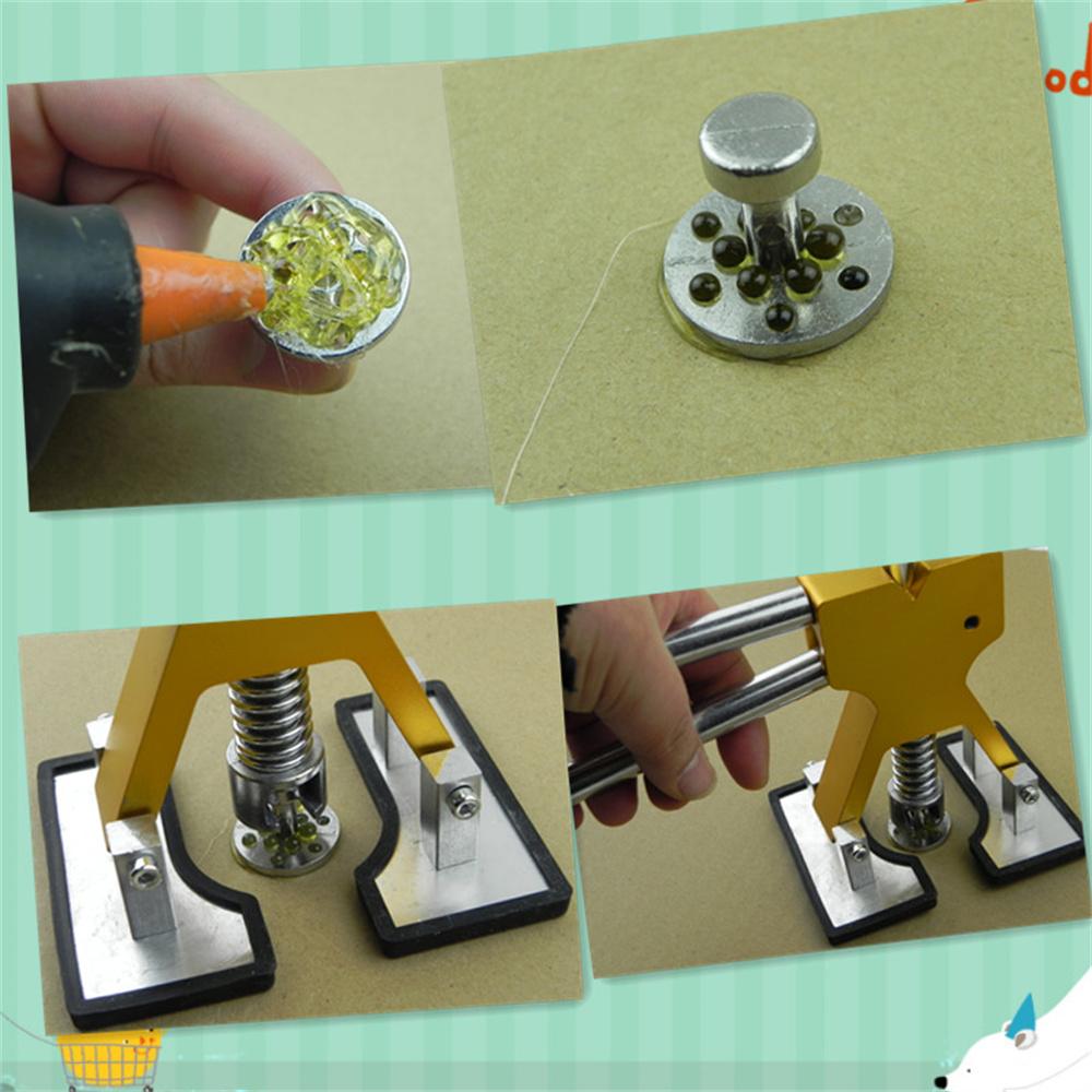 8Pcs Car Paintless Tools Kits Dent Puller Repair Hail Removal Glue Pulling Tabs