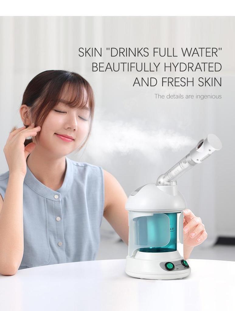 Kinco Nano Ionic Hydrating Facial Steamer & Eye Moisturizing Spray Humidifier