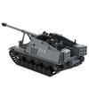 WW2 Military Toy Nashorn Sd.Kfz.164 Tank Destroyer Building Block Tank Army War Model with 2 Figure Soldiers Gift