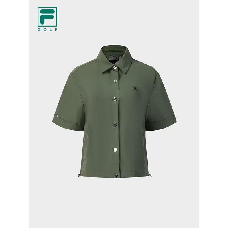 FILA Women s Golf Short Sleeve Woven Shirt M