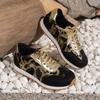 Fashion 2025 Fashion Big Size Autumn New Butterfly Cross-border for Round Head Comfortable Flat Sports Single Shoes Women