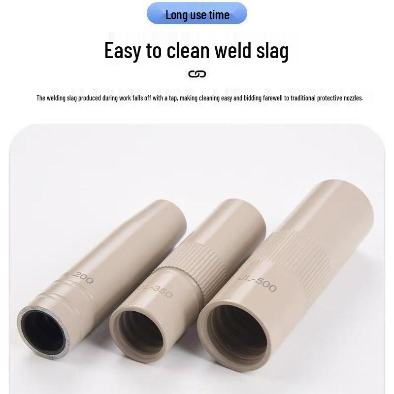 MIG Welding Coated Protective Nozzle & Sleeve: 200A/350A/500A, MIG Gun Accessories