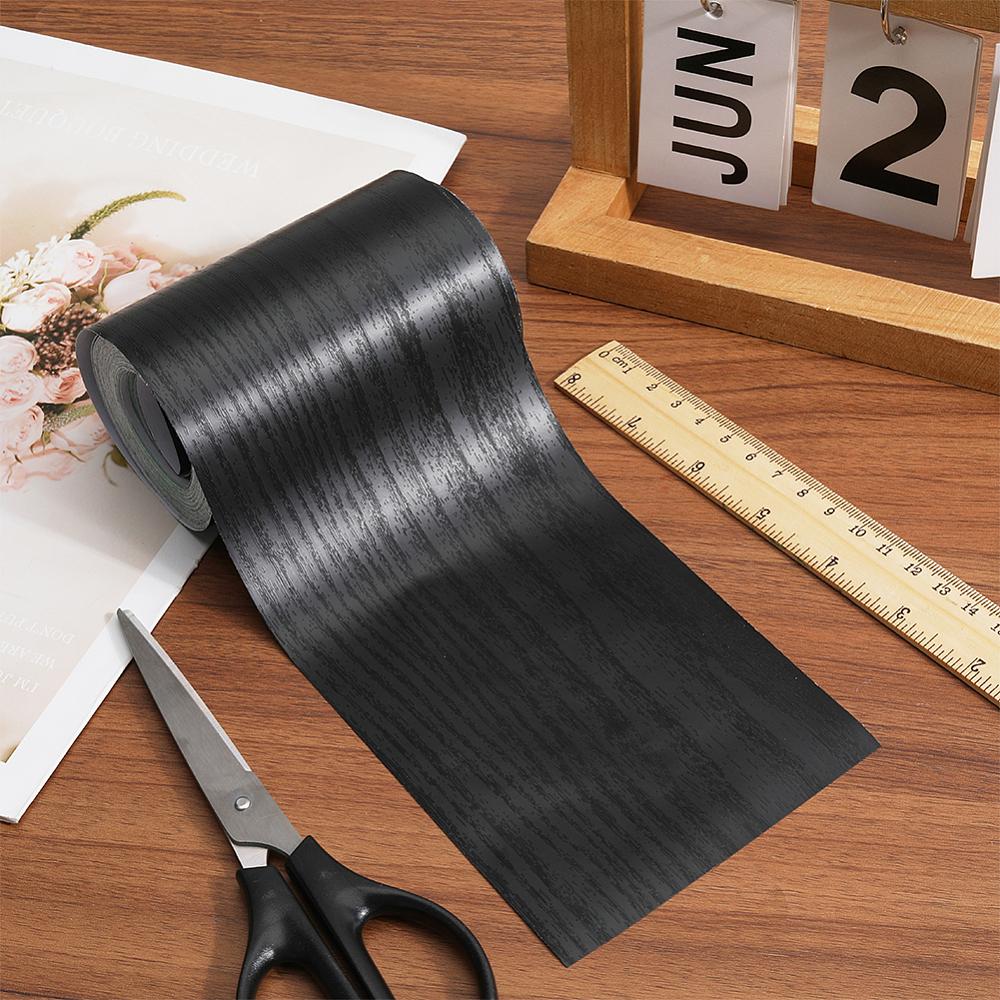 Waterproof PVC Self Adhesive Stickers Put up a Window Sill Black 104mm