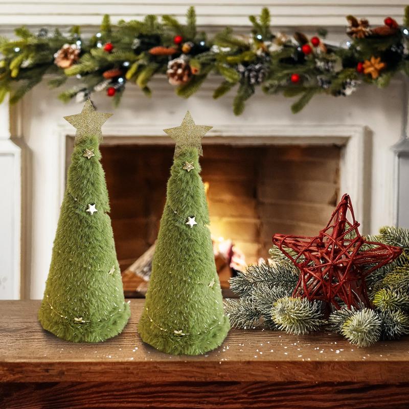 1PC Cartoon Wreath Shape Home Decor Toy Party Christmas Decoration Gift Christmas Tree Shape Cute Christmas