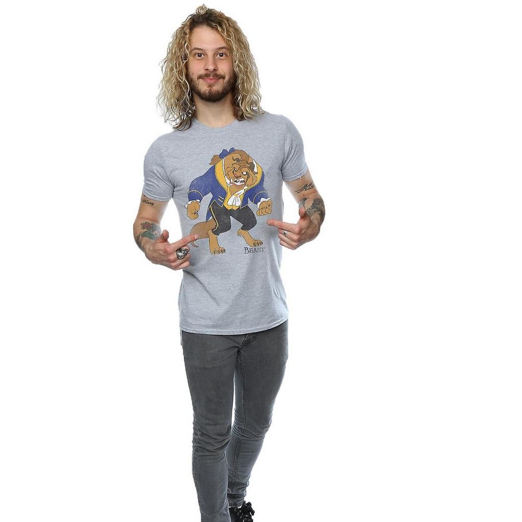 Beauty And The Beast Mens Beast Character Heather T-Shirt