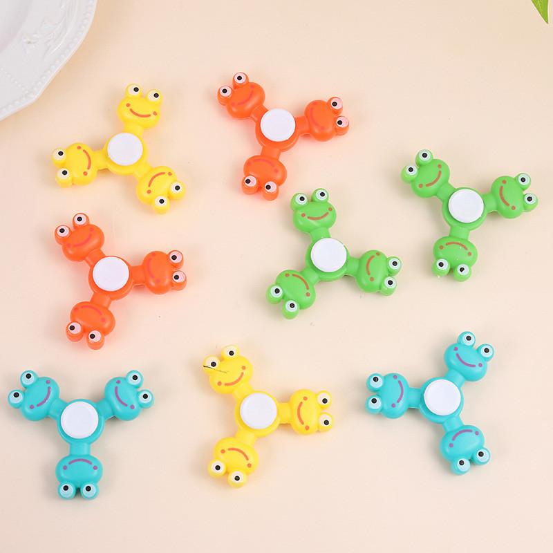 Kids Frogs Shap Fidget Spinner Toy With Pp Material For Stress Relief And Sensory Play
