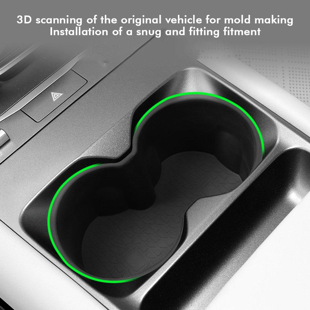 For BYD Yuan Pro 2025 2025 Car Cup Holder Central Control Drinks Tray Interior Holder Storage Silicone Accessories Auto T7Y8