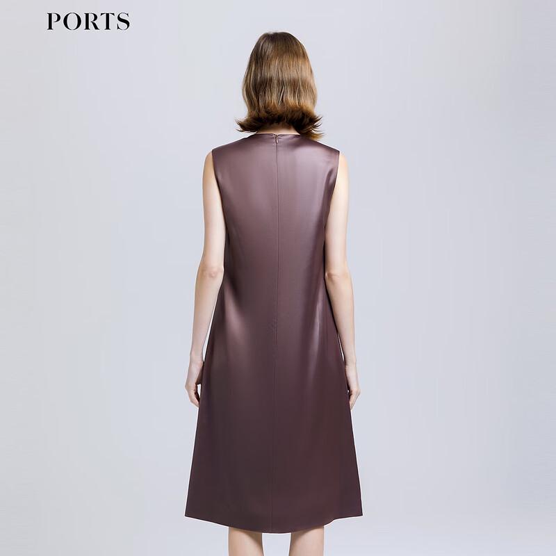 Ports Women's Glossy Sleeveless Midi Dress