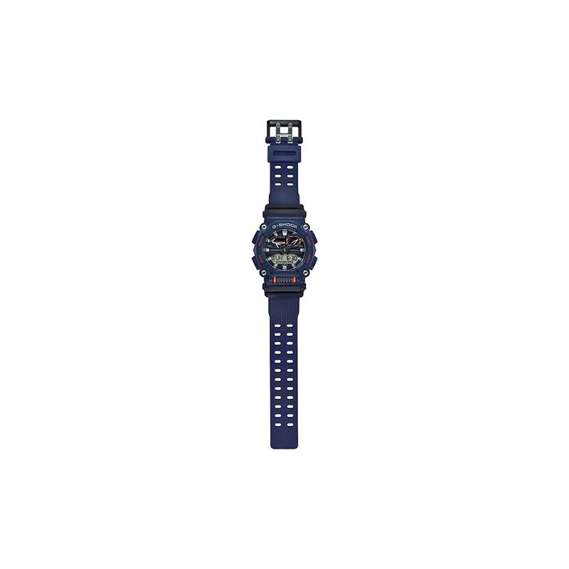 Casio G-SHOCK Series Industrial Design Theme Fashion Trend Street Contrast Color Versatile Classic Pointer Waterproof Quartz Movement Resin GA-900-2A