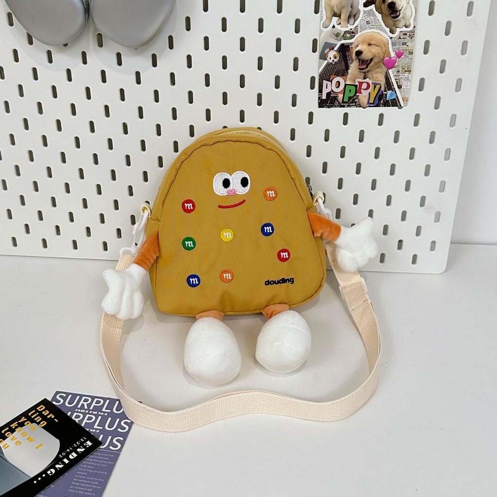 Adorable Ins Cartoon Canvas Backpack For Students Featuring Lightweight Design And Cute Bear Pattern