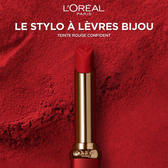 L#039;Oréal Paris Intense Volume Stylo à Lèvres Matte Colors of Worth N°300 Rouge Confident 1,8g