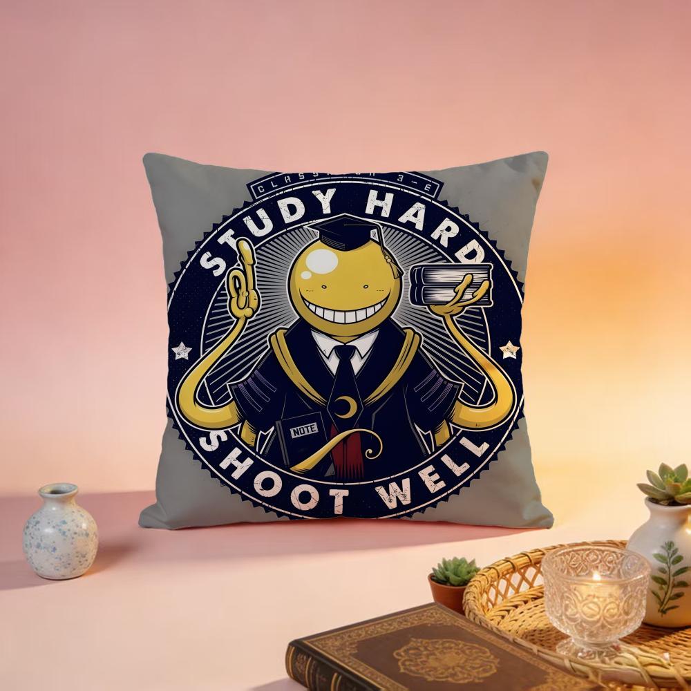 Popular AAssassination Classroomful Cushion Cover Premium SkinFriendly Pillow Case MultiPurpose for Home Office Travel