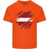 Torn Latvia Flag Latvian Day Football Unisexs Light Cotton Tshirt