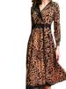 Afrikanische Jacquard-Samtstoffe für Damenkleider, Leopard-Burnout-Samtbrokatstoff, 50 cm * 114 cm