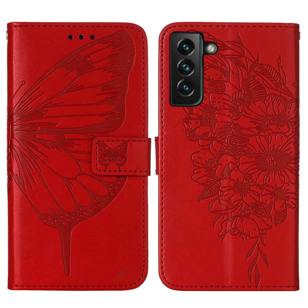 Embossed Butterfly Case for Cubot P90 Phone, Card Slot Flip Cover, Note60 Protective Case, X100