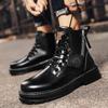 Martin boots men's boots autumn and winter new British style high-top boots versatile retro big yellow boots men's leather boots