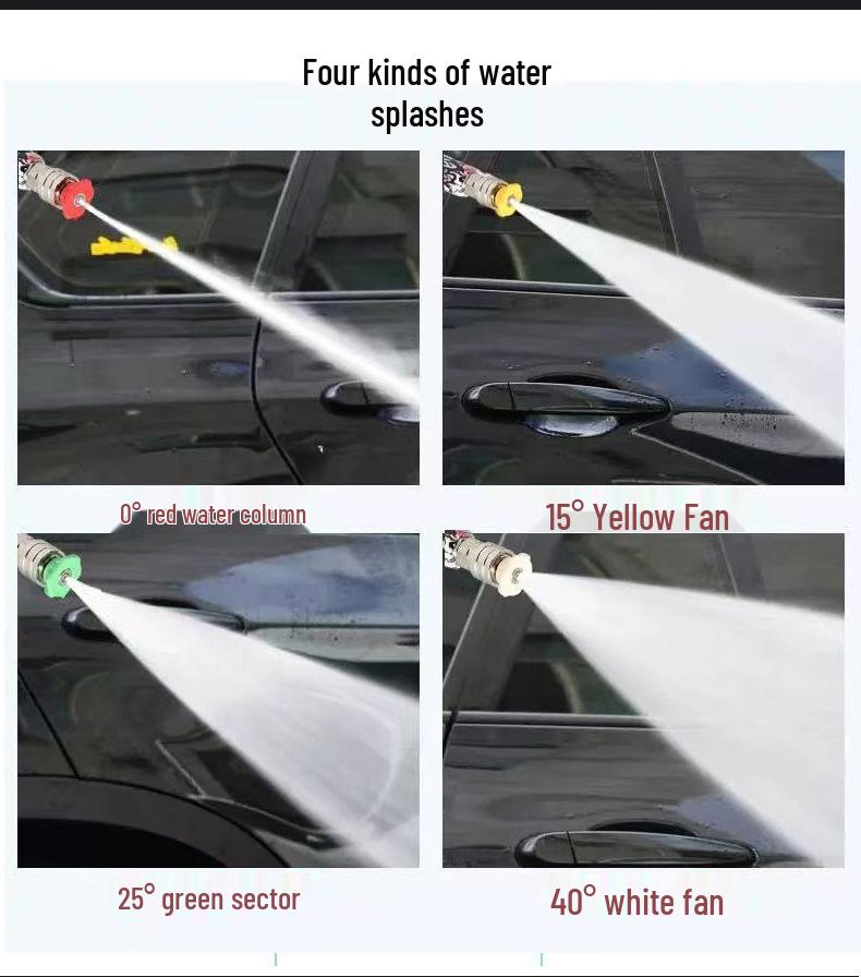 High-Pressure Car Wash Water Gun with Ceramic All-Copper Valve Nozzle