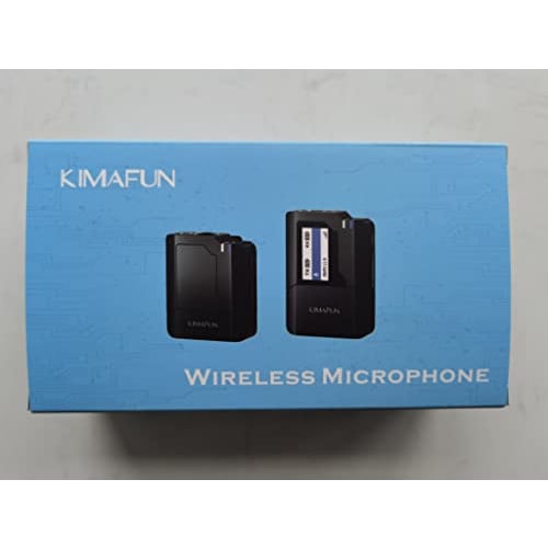 KIMAFUN G50-5 Wireless Lavalier Microphone for iPhone/iPad, Plug & Play, Instant Connection, Noise Reduction, 360 Sound Collection, Recording, No App