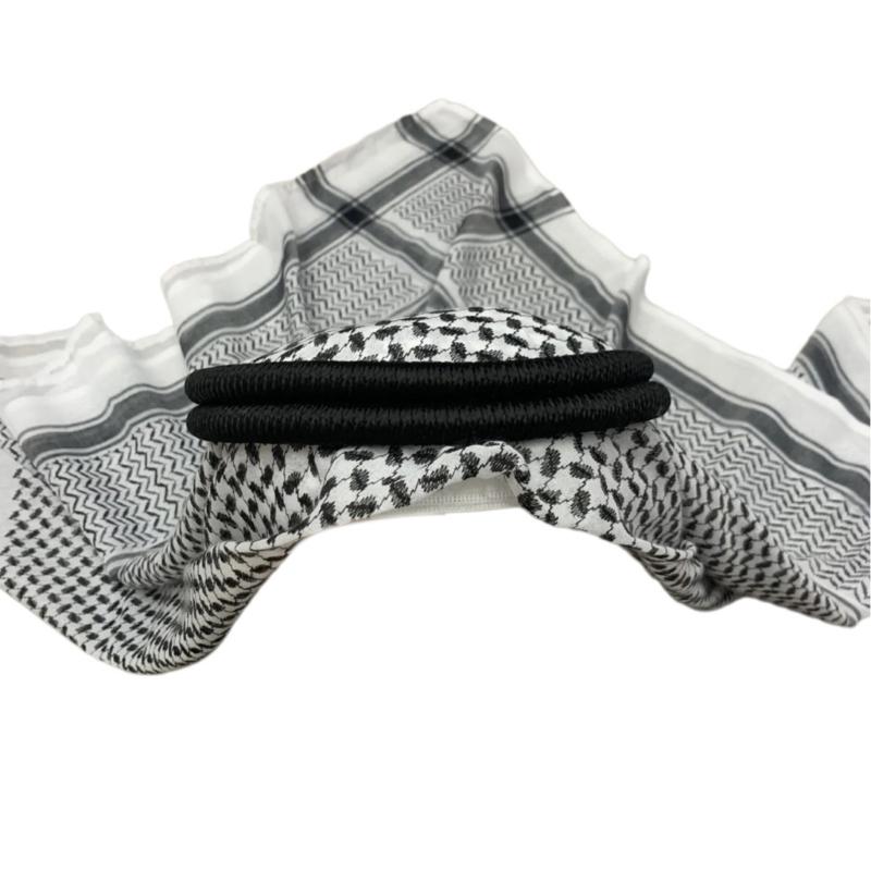 

Head Scarf Keffiyeh Hat Perfect for Skiing and Camping Unisex Neckerchief Classical Scarf Shawl for Outdoor Enthusiast 1