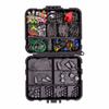 257PCS Fishing Lure Set Metal ABS Corrosion Resistance Anti Winding Fishing Hook Kit for Outdoor with Black Storage Box
