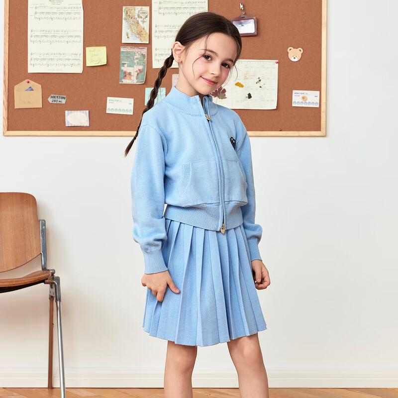 PawinPaw Mädchen Cartoon Bär Strickkleid Set