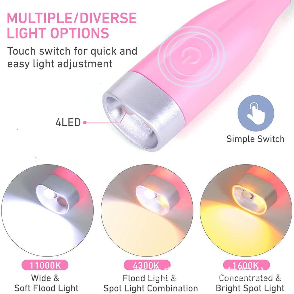 USB Rechargeable Neck Light for Eye Protection - Ideal for Reading, Outdoor Night Running, and Students