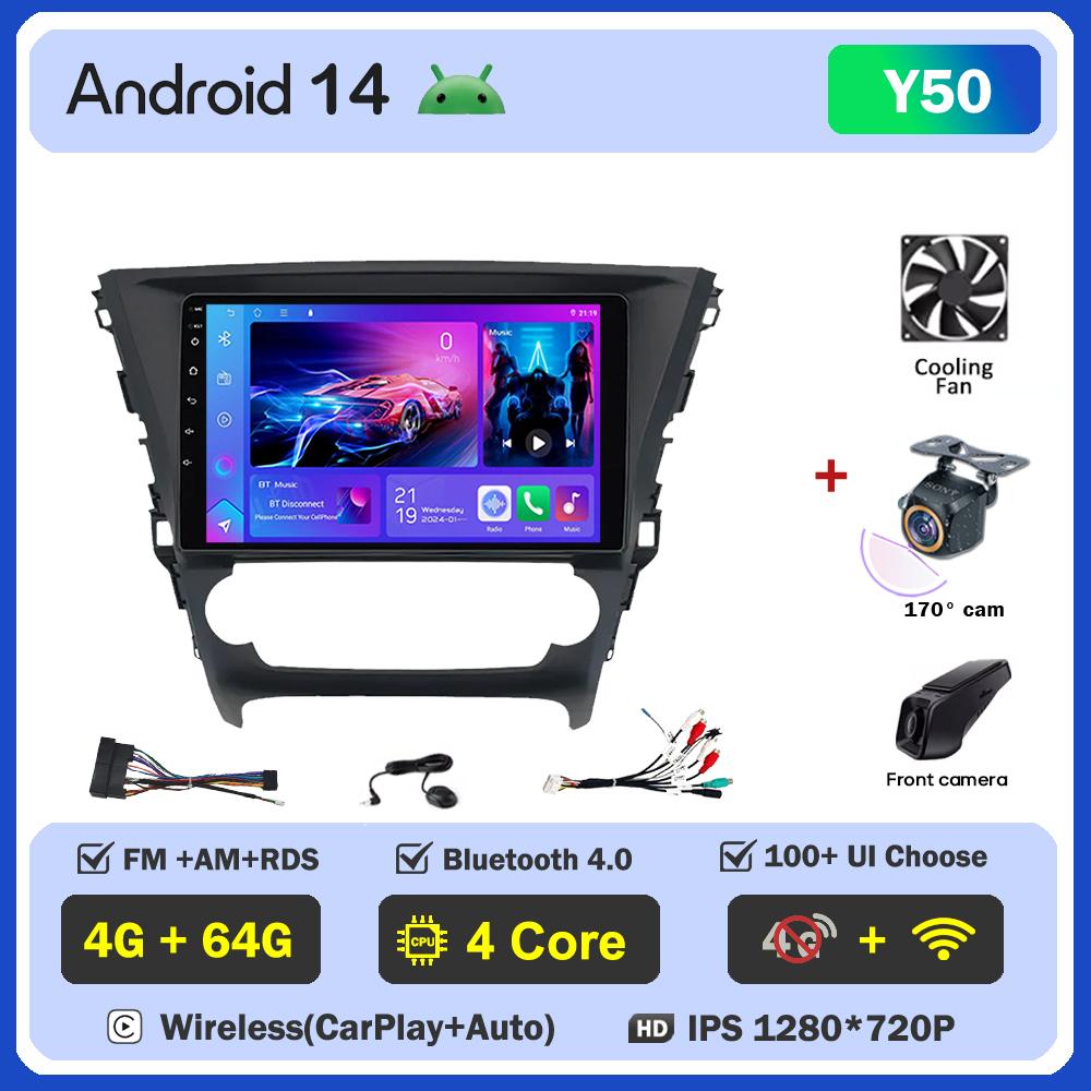 For Toyota Avensis 2018-2020 Car Radio Player Car Carplay Screen Autoradio Mirror Link Car Intelligent Systems Touch Screen RDS