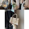 Elegant Urban Chic Cotton Linen Tote Bag 2023 Summer Fashionable Handbag