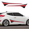 Car Sticker For Hyundai Veloster Car Door Side Decals Kit Car Wrap Vinyl Sticker Auto Waterproof PVC Sticker Car Accessories