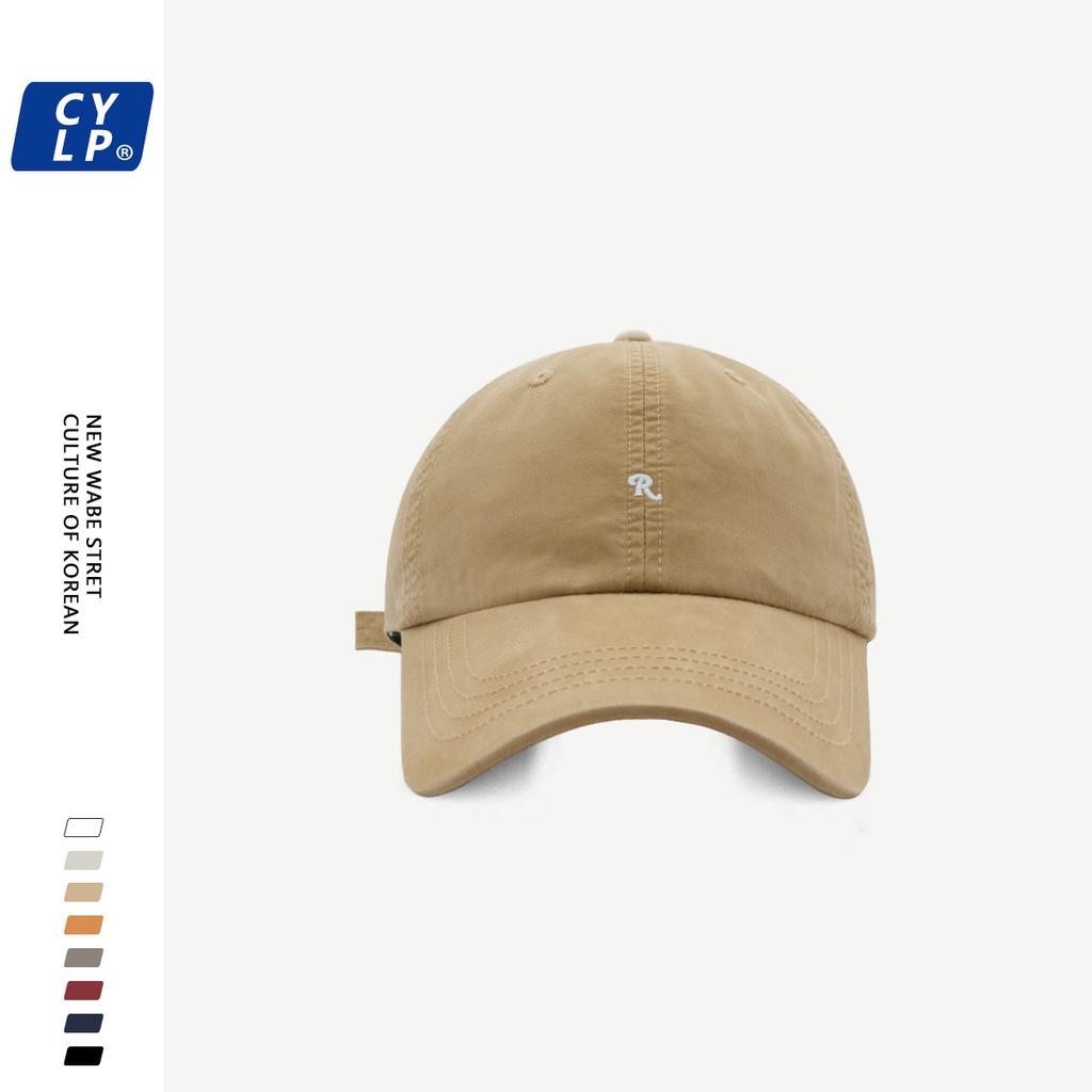 Unisex Baseball Stylish Cap With Minimalist R Embroidery Perfect Spring Fashion