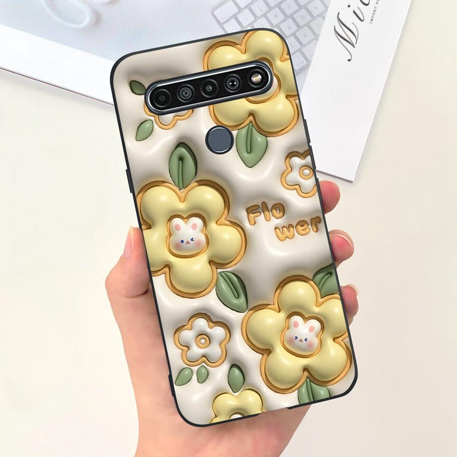 

For LG K41s LG K51s 2020 Phone Case Soft Matte Silicone Capa For LGK41S LGK51s Funda Goothic Style Cartoon Back Cover LG K41S 2020
