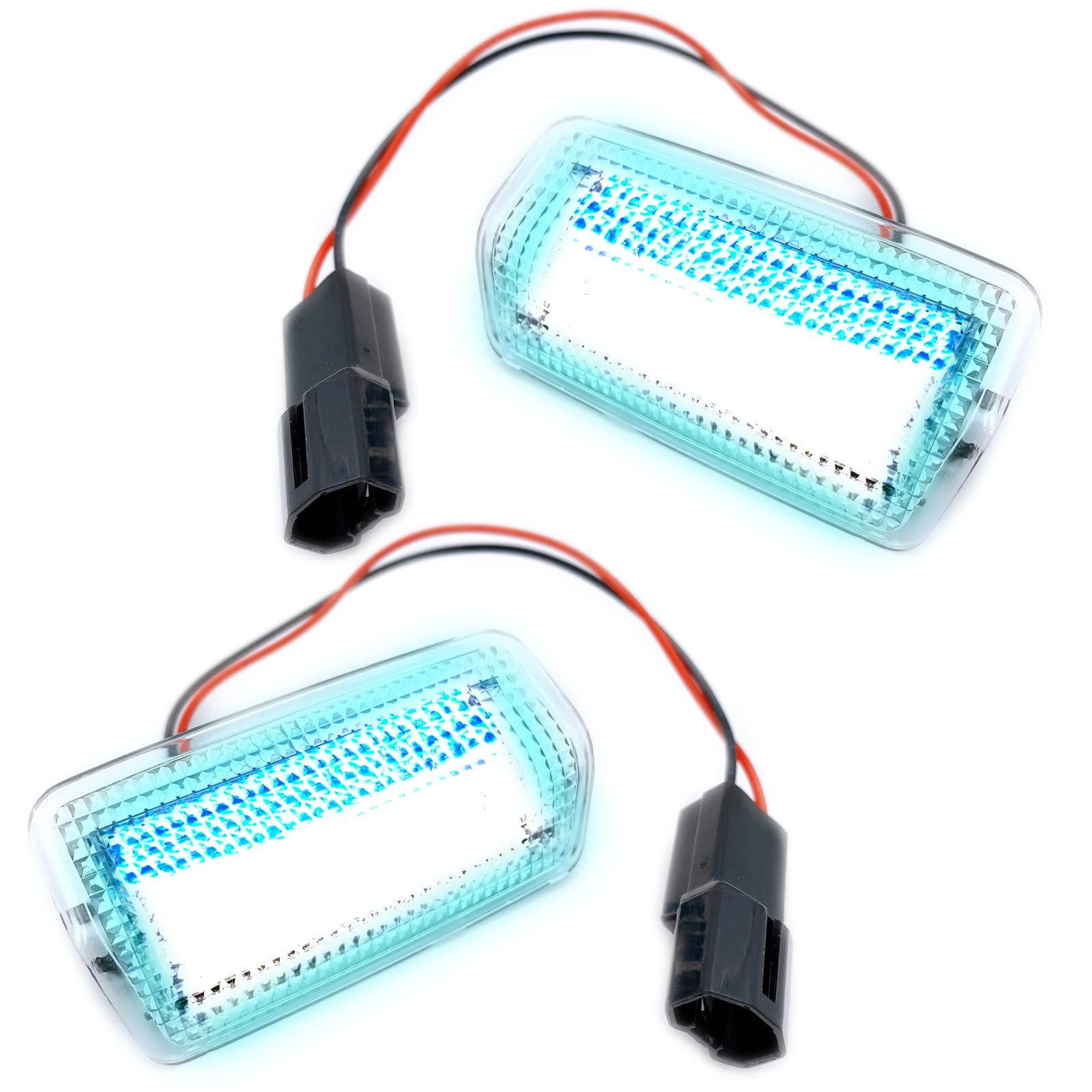 

Meliore LED Ice Blue White Two-Tone Welcome Light Door Universal Prius Mark X SAI Alphard Harrier Rank Courtesy small синий