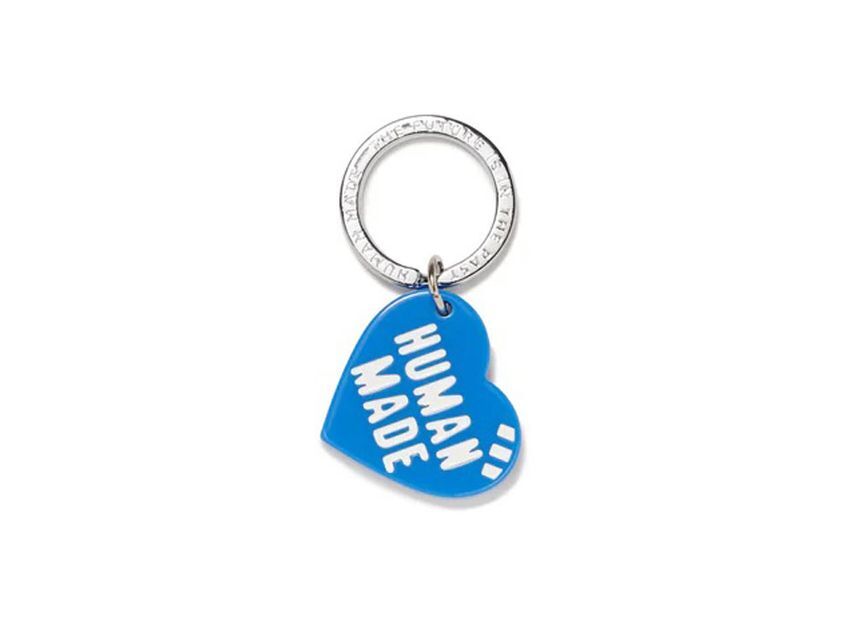 HUMAN MADE Heart Keyring Blue One-Size