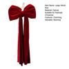 Large Christmas Tree Topper Bow Red Velvet Ribbon Gift Bows for Home Wreath Birthday Wedding Party Room Wall Backdrop Decoration