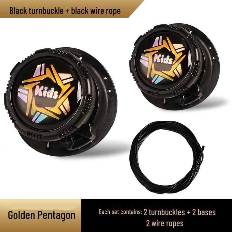 Rotating Button Elastic Shoelaces – Easy, Fast, Lazy Fit for Kids' Sports Shoes