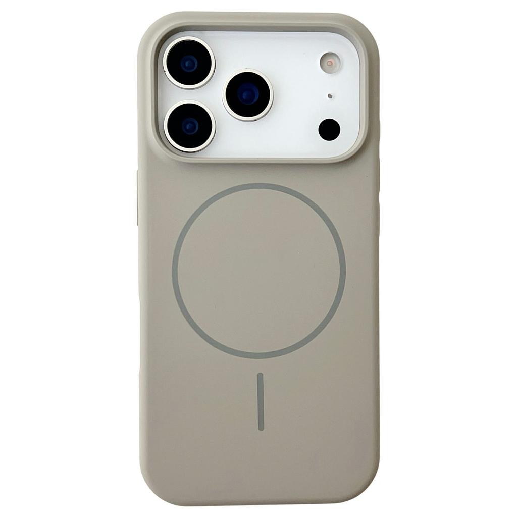 For iPhone 17 Pro Case Compatible with MagSafe Liquid Silicone Anti-Drop Phone Cover
