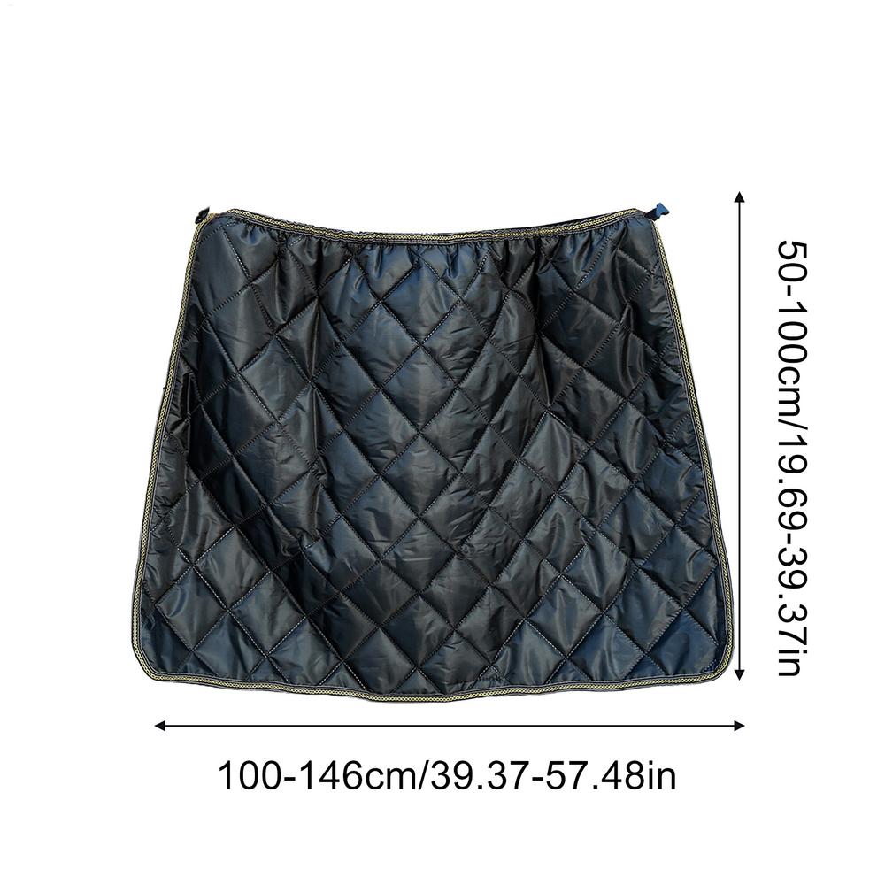 Scooter Windproof Leg Cover Waterproof Windproof Motorbike Lap Blanket Scooter Leg Apron Blanket For Travel City Commuting
