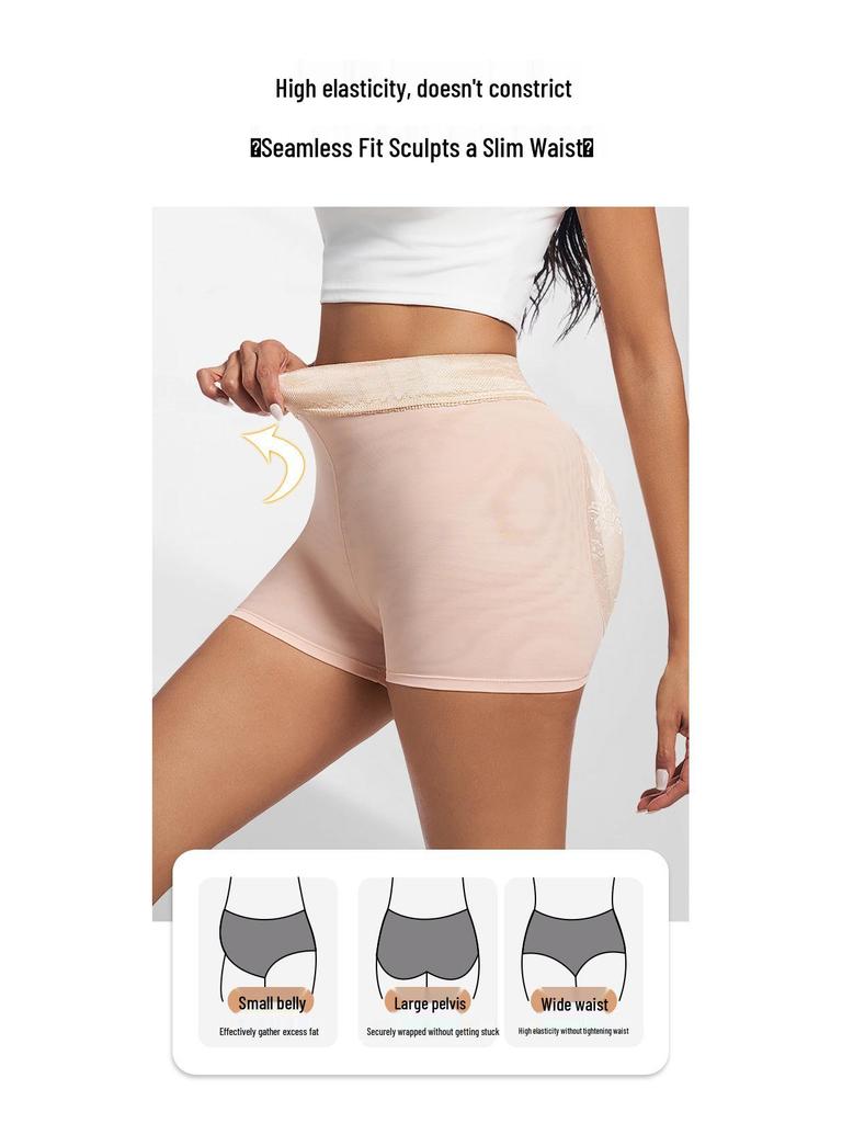 Damska bielizna modelująca z kontrolą brzucha i podnosząca pośladki: Majtki wyszczuplające talię w dużych rozmiarach