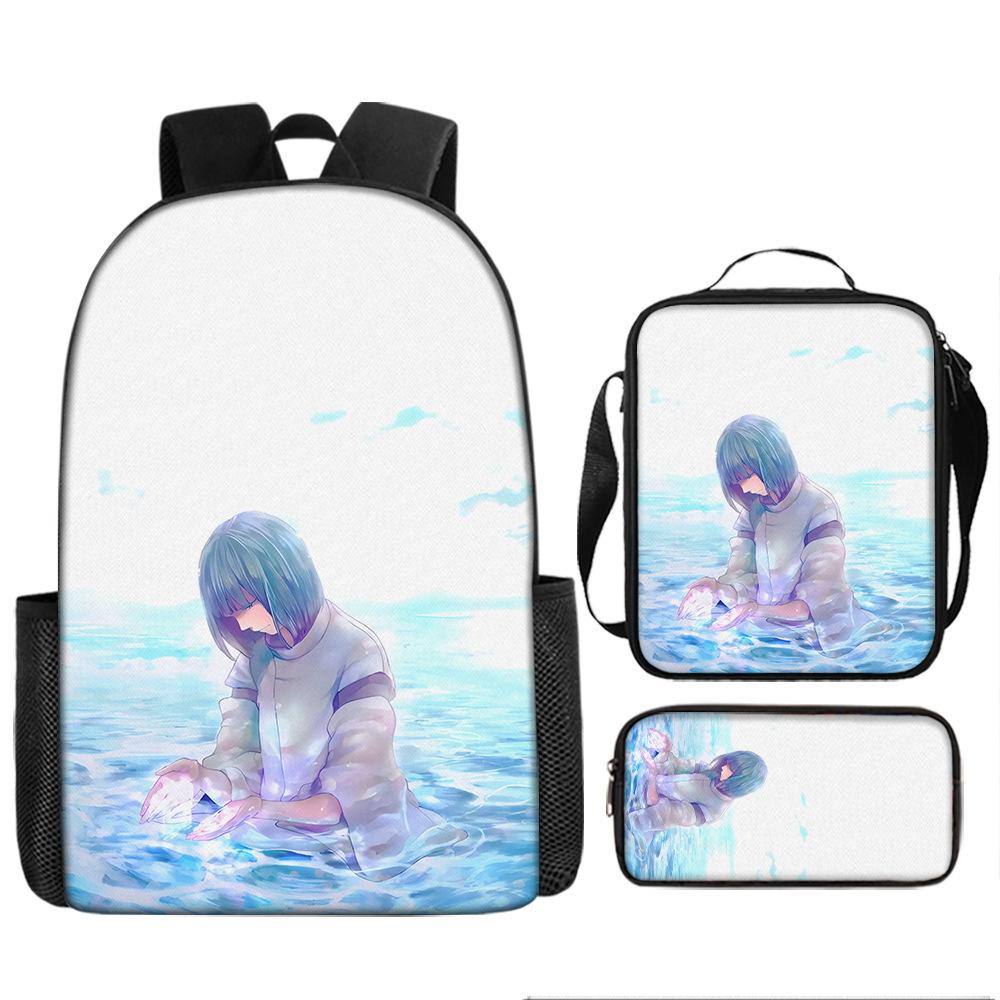 Elementary and Secondary School Students Spirited Away School Bag Hayao Miyazaki Children's Fashion Backpack Waterproof Large Capacity Backpack