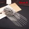 2PCS Jacket Vintage Brooch Accessories Club Tassel Chain Epaulette Rivet Shoulder Badges Pin Style Fashion Evening Party Decors