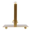 Napkin Dispenser with Weighted Glass Ball Rectangular Elegant Iron Napkin Holder Tissue Stand for Kitchen