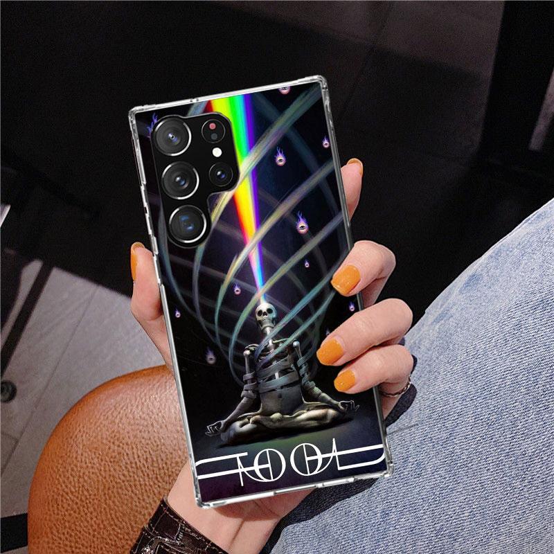 Band T-Tool Schism Phone Case For Samsung Galaxy S24 S25 Edge S26 Ultra S23 S22 S21 Plus S20 FE + Personalized Print Cover Galax