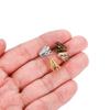 100pcs 8*10 Mm Hollow Out Flower Shape Filigree Cone End Beads Caps For DIY Bracelet Earrings Jewelry Making Supplies Accessorie