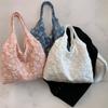 New Arrivals Open Run Women Lovely Flower Design Canvas Shoulder Bag