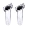 Boat Accessorie 2 Pieces Boat Fishing Flush Mount Rod Holder 316 Stainless Steel Fishing Tackle Tube Accessory 15° 90°