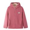 Autumn and Winter Granular Fleece Hooded Jacket Women's Loose Plus Fleece Thickened Western Style Age-reducing Lamb Fleece Top Warm Cotton Coat