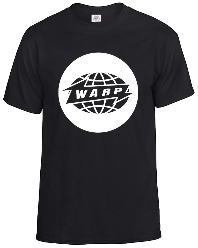 Warp Records T-Shirt Men's Funny Dj Rave Earth Globe Music Electronica Tee Top