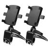 2PCS/1PC Car Phone Holder Rotatable Clip Mount Dashboard/Rearview Mirror Mount GPS Support Bracket for iPhone Samsung Xiaomi