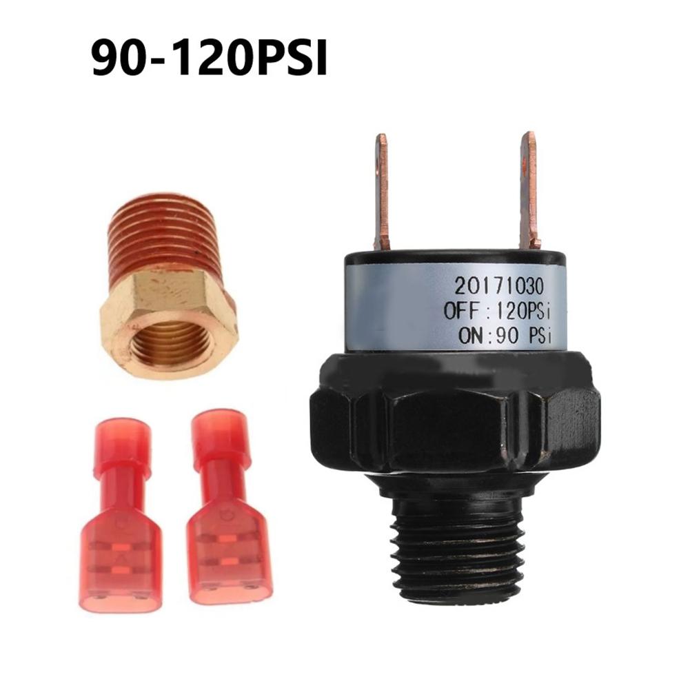 New Practical Pressure Switch For 12V Compressors 6x2x2cm For Tank Mount Heavy Duty Kits Metal NPT1/8 For Air Horns