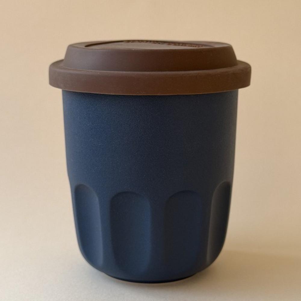 

Leak Proof Mini Water Cup with Lid Travel Mug Vintage Tea Cup Office